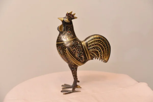 Brass Rooster – Decorative Figurine