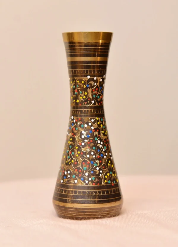 Brass Conical Flower Vase
