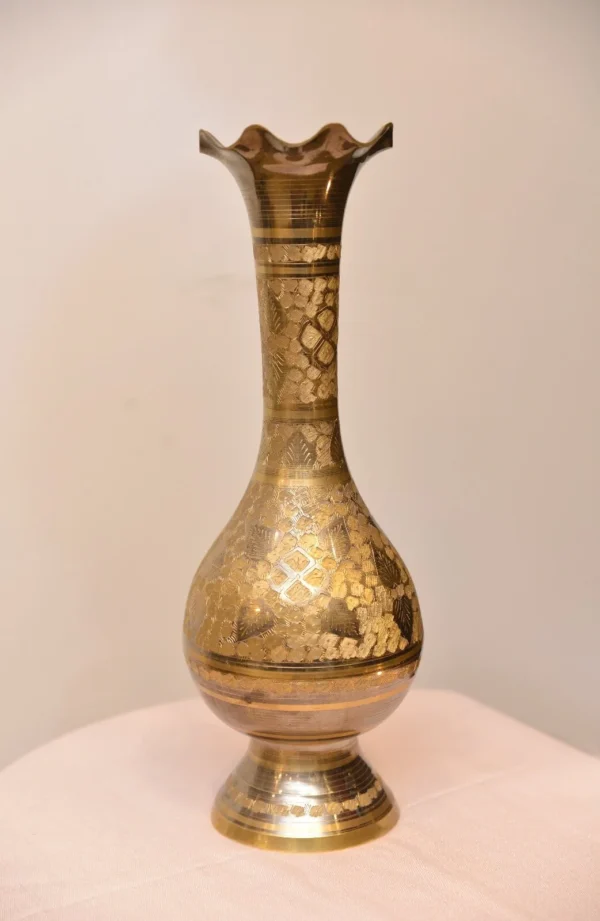 Brass Big Flower Vase – Heavy Design