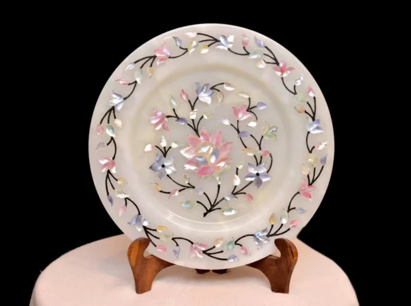 The Marble Plate With Mother of Pearls