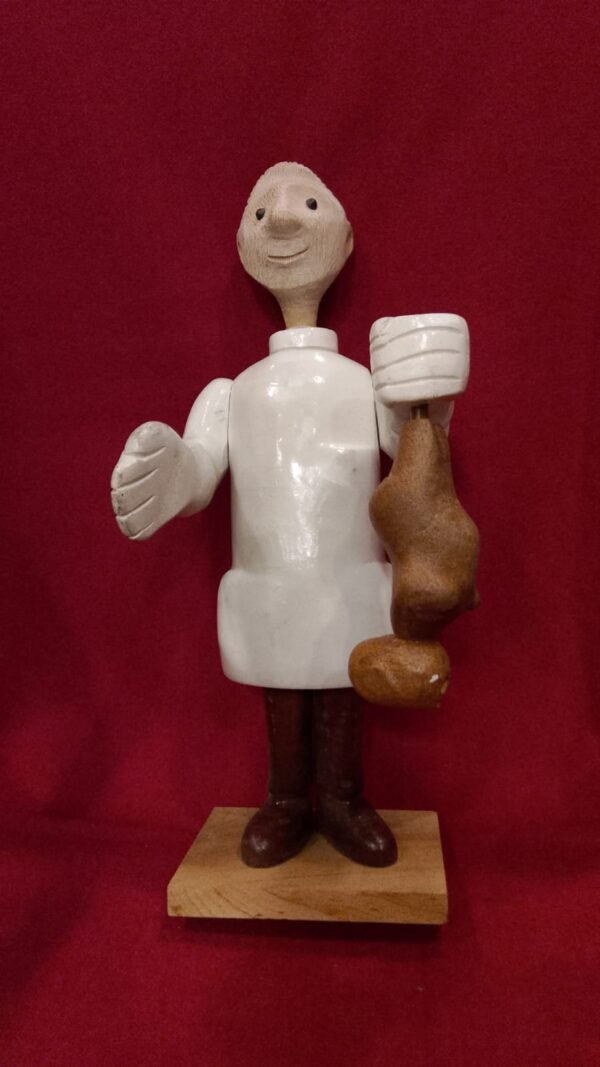 Gynaecologist Wooden Character